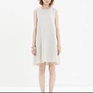 Madewell Anytime Scuba Dress in Heather Grey